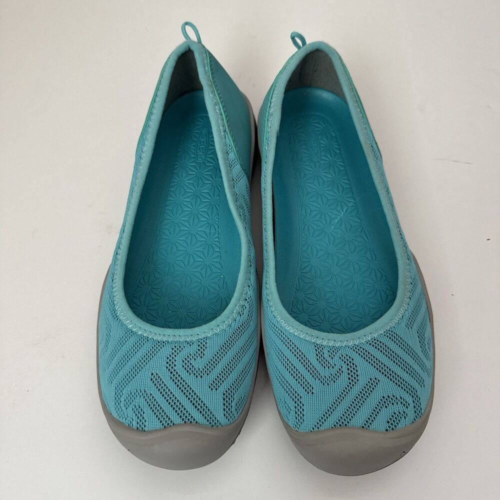 Keen Women Flat Shoe Mercer Ballerina CNX Size 6 EU 37 Blue Aqua Ballet - Picture 2 of 5